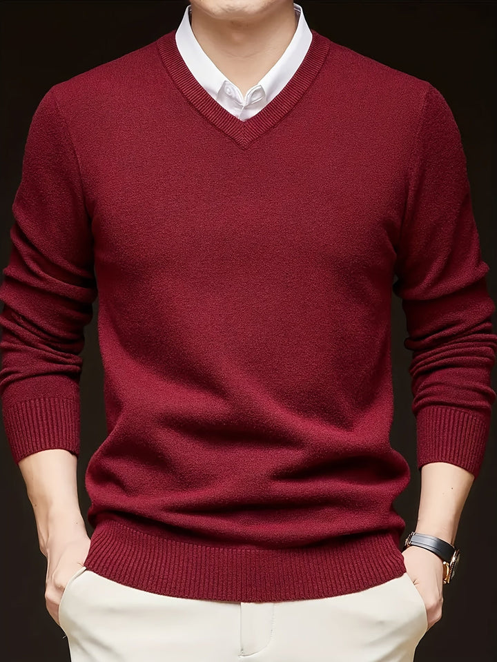 Dionysis - Camisola de Malha Com Decote em V «Cross Border»