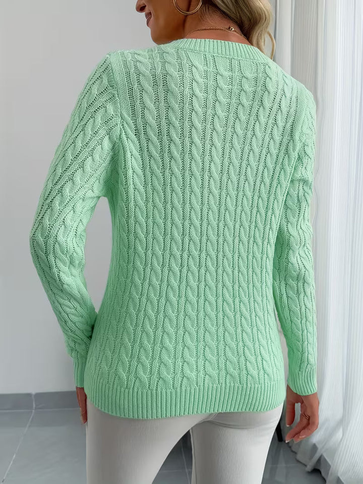 Lenea - Camisola De Manga Comprida Com Padrão De Tranças