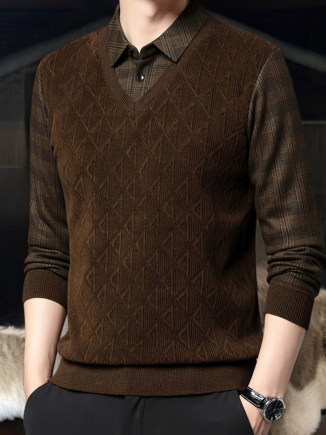 Alan - Camisola De Malha De Manga Comprida