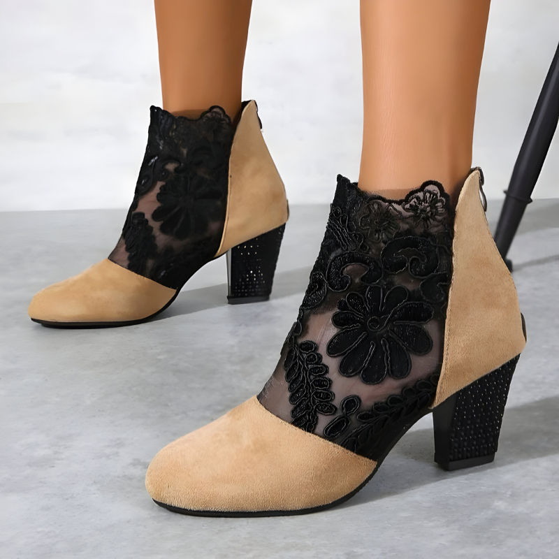 Elizaveta - Sapatos Ortopédicos Com Padrão Floral