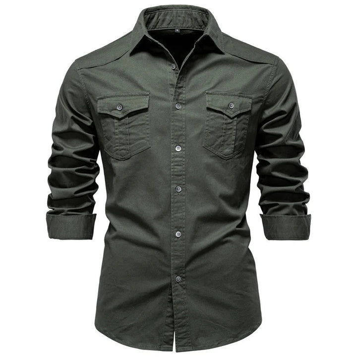 Sampath - Camisa de Manga Comprida em Algodão