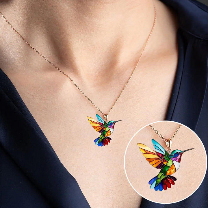 Samantha - Colar Elegante Com Colibri