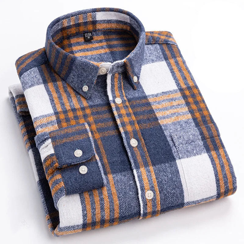 Joman - Camisa De Manga Comprida Xadrez Com Botões