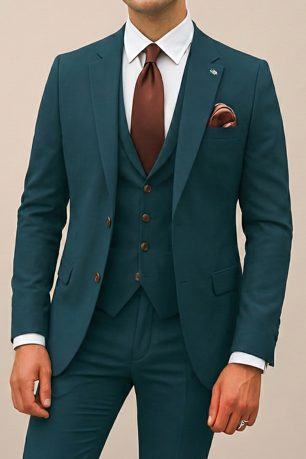 Jiannis - Fato Elegante De Três Peças