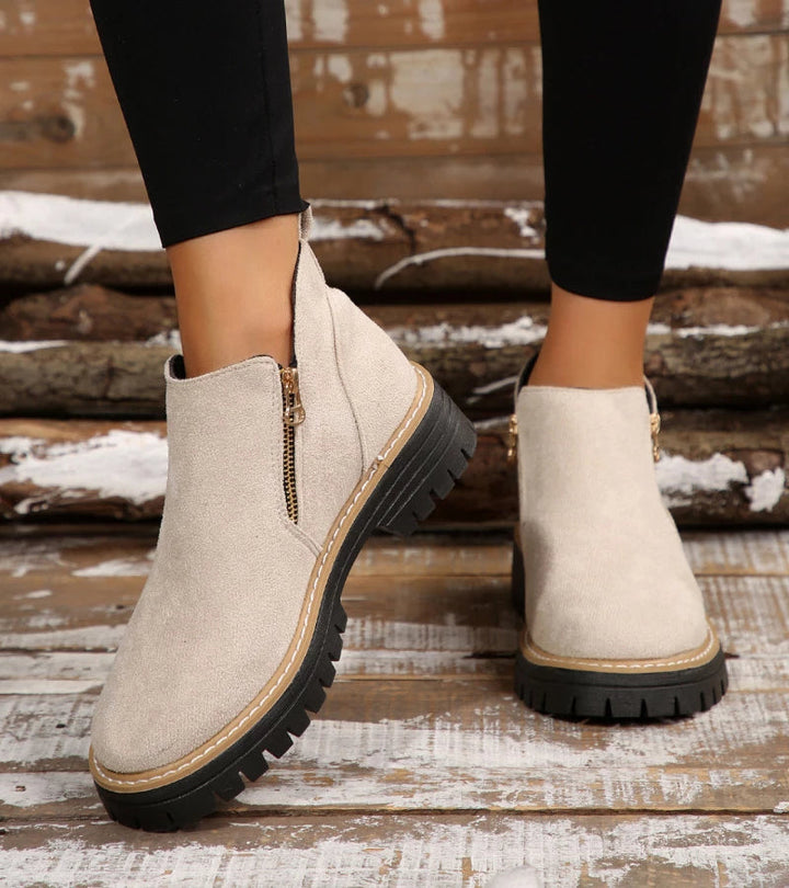 Miladie - Bota Ortopédica Com Fecho Lateral