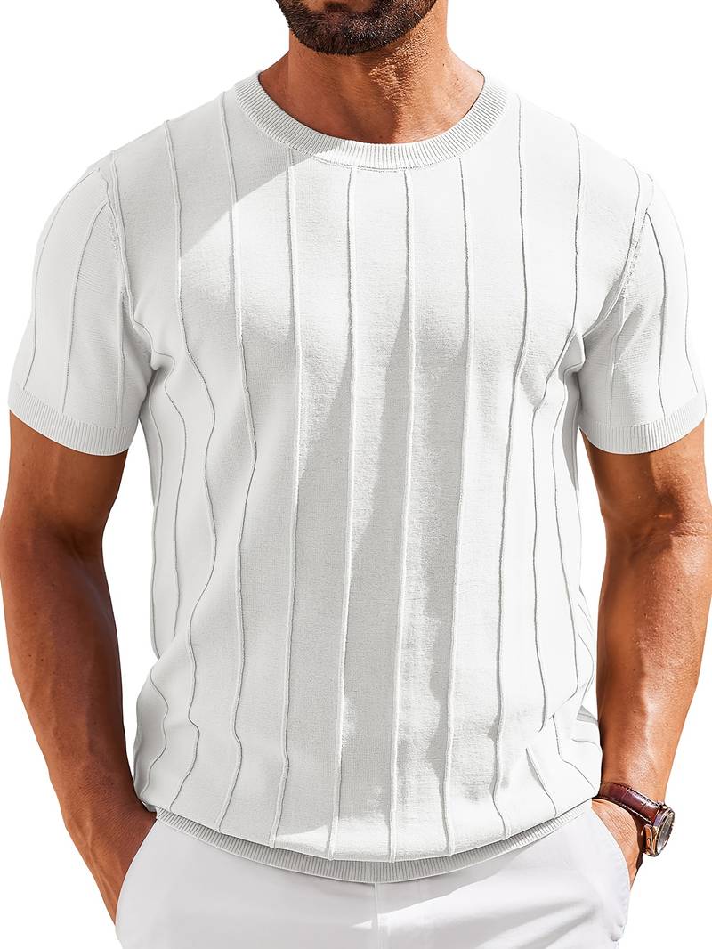 Sang - Camisola De Verão De Malha Com Gola Redonda