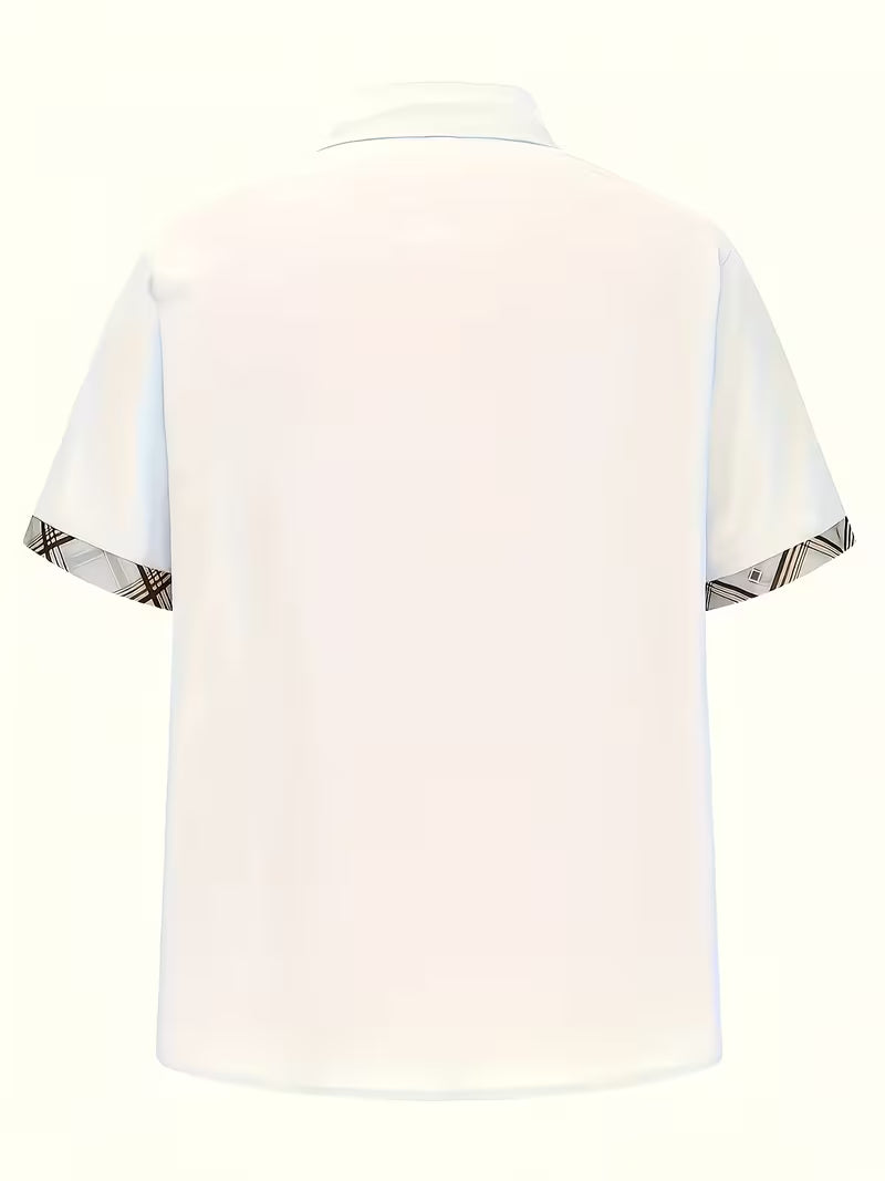 Kolby - Camisa Xadrez Em Patchwork Com Bolso