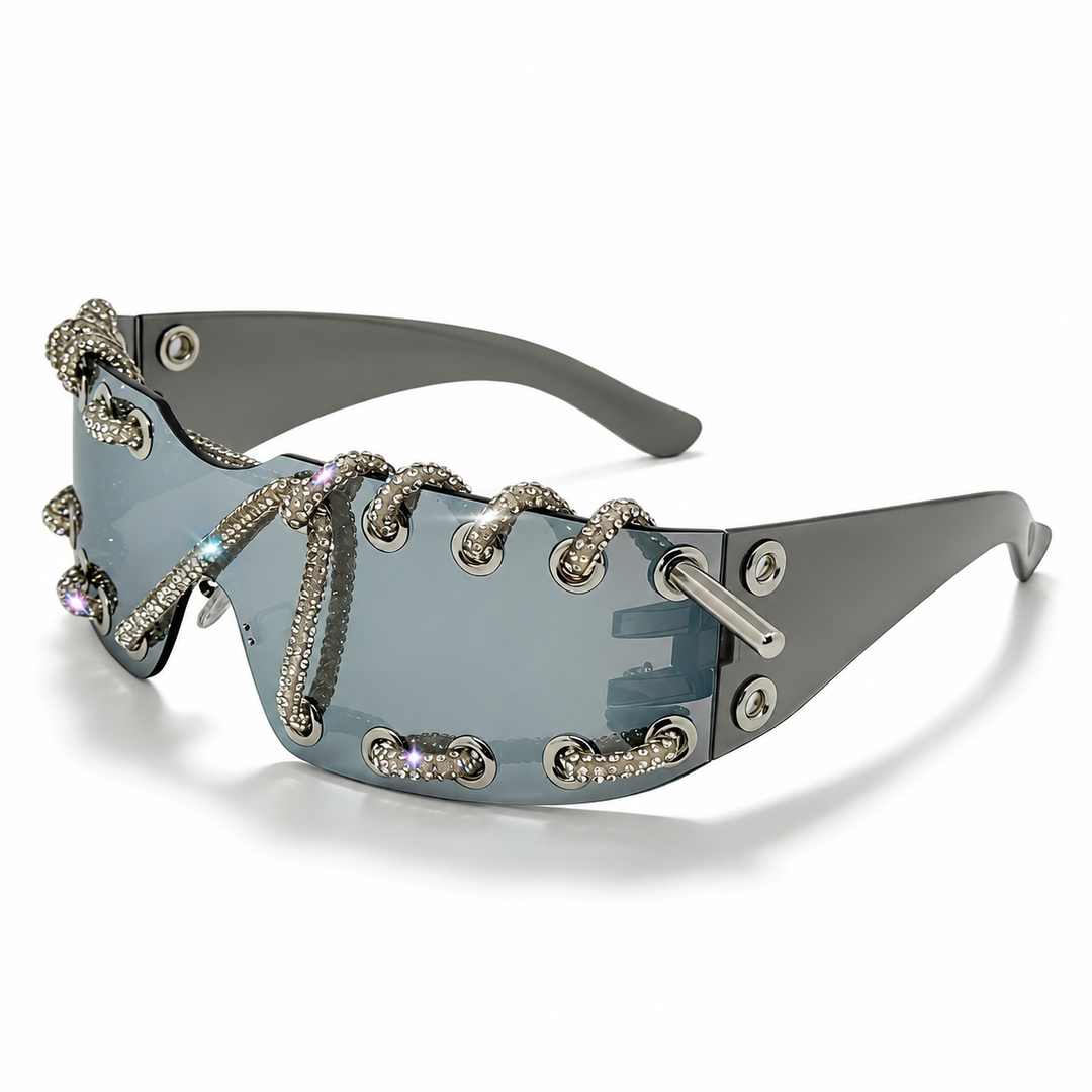 ChainShade - Óculos De Sol De Moda Com Lentes Com Tachas