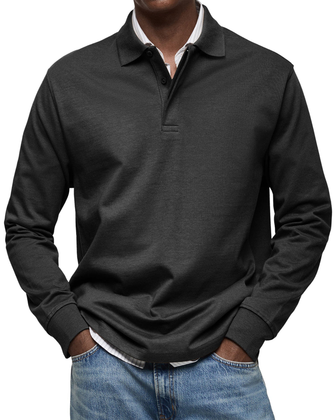 Joseba - Polo Casual de Manga Comprida