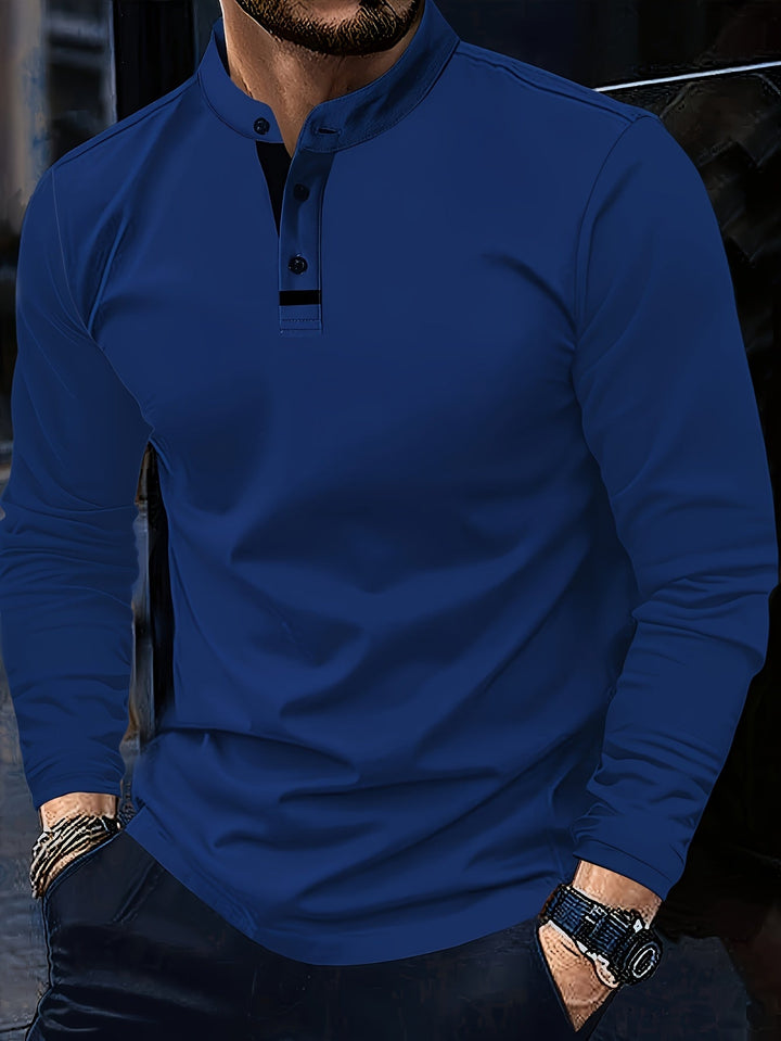 Tselmeg - Camisa Polo De Manga Comprida
