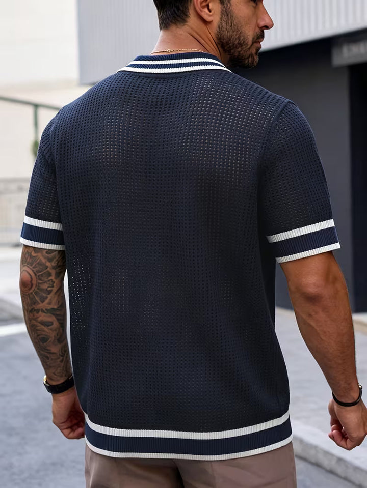 Walt - Camisa De Malha Com Gola Com Lapela