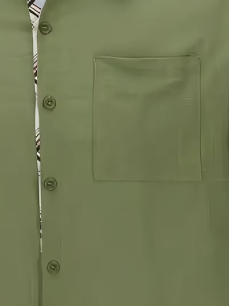 Kolby - Camisa Xadrez Em Patchwork Com Bolso