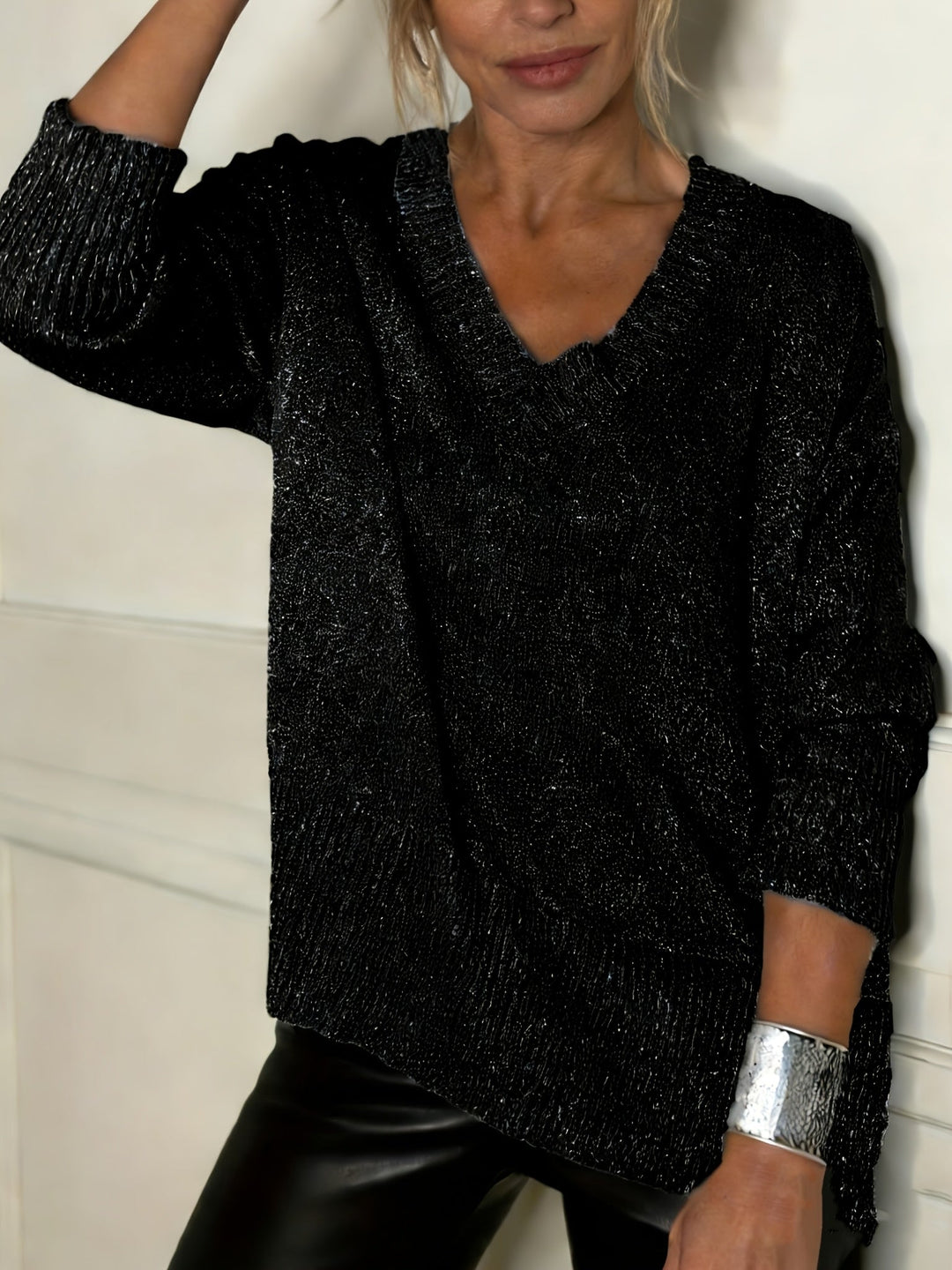 Healy - Camisola De Malha Com Decote Em V