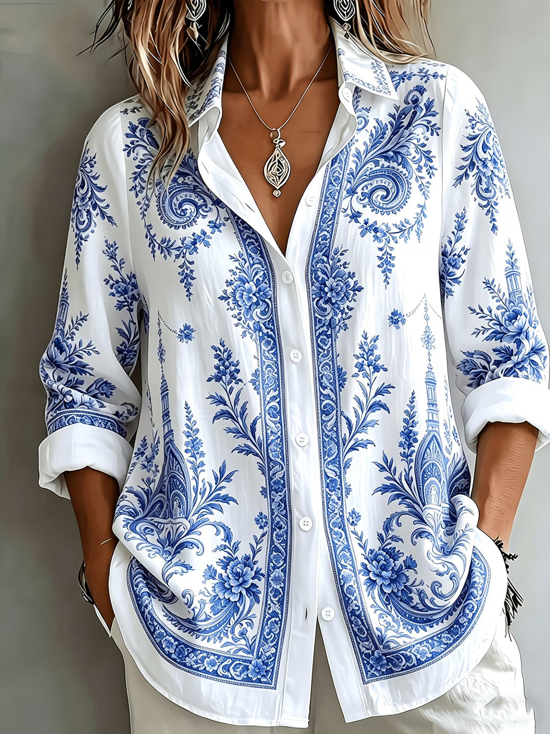 Aldana - Camisa De Manga Comprida Com Botões