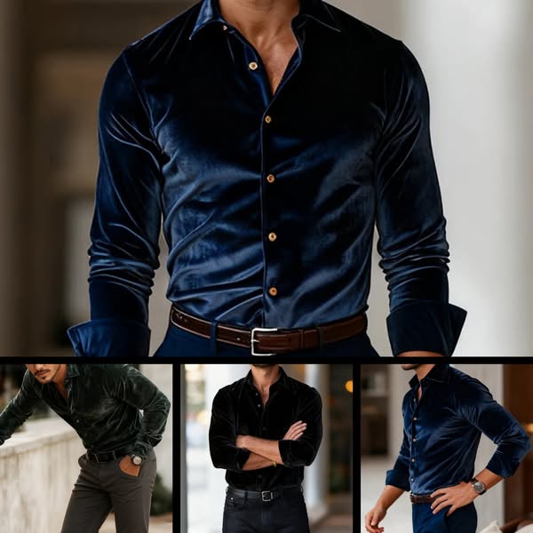 Kalana - Camisa Elegante de Manga Comprida Com Gola