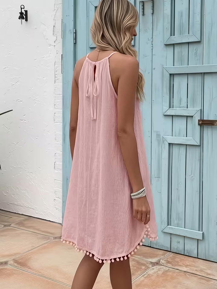 Shiena - Vestido Elegante De Croché Com Renda E Decote Suporte