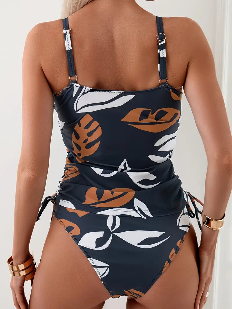 Abegail - Tankini Com Um Corte Que Favorece a Silhueta