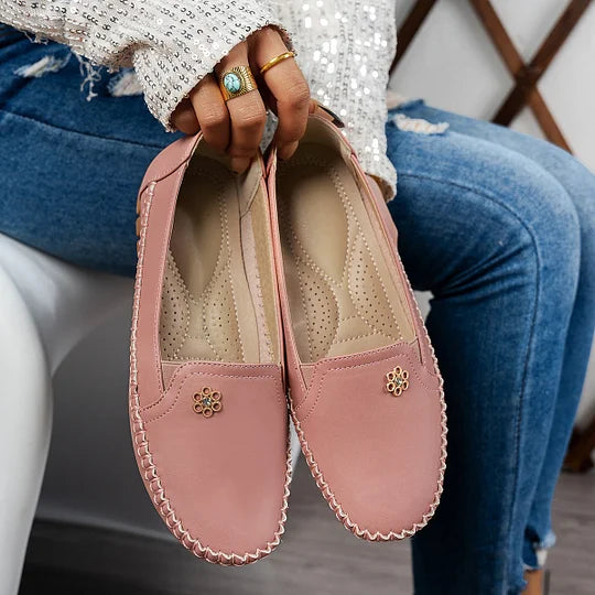 Avigayil - Sapatos Ortopédicos de Couro Leves