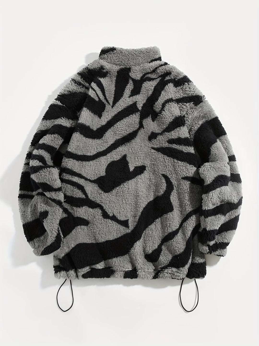 Esra - Long Sleeve Geometric Print Jacket