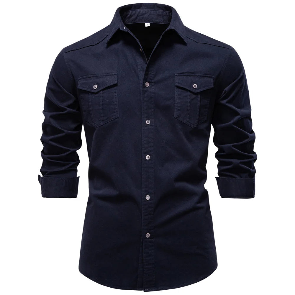 Sampath - Camisa de Manga Comprida em Algodão