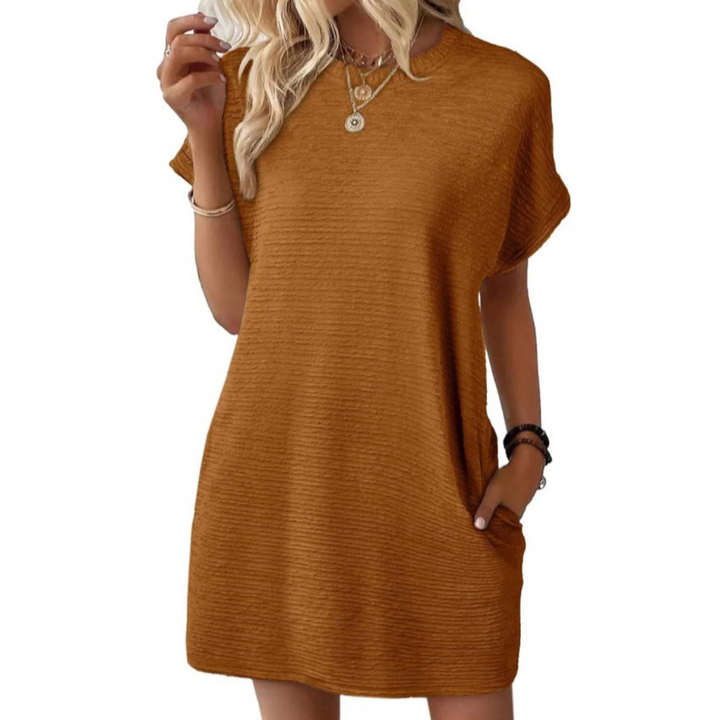 Elviaa - Mini Vestido Elegante Com Bolso