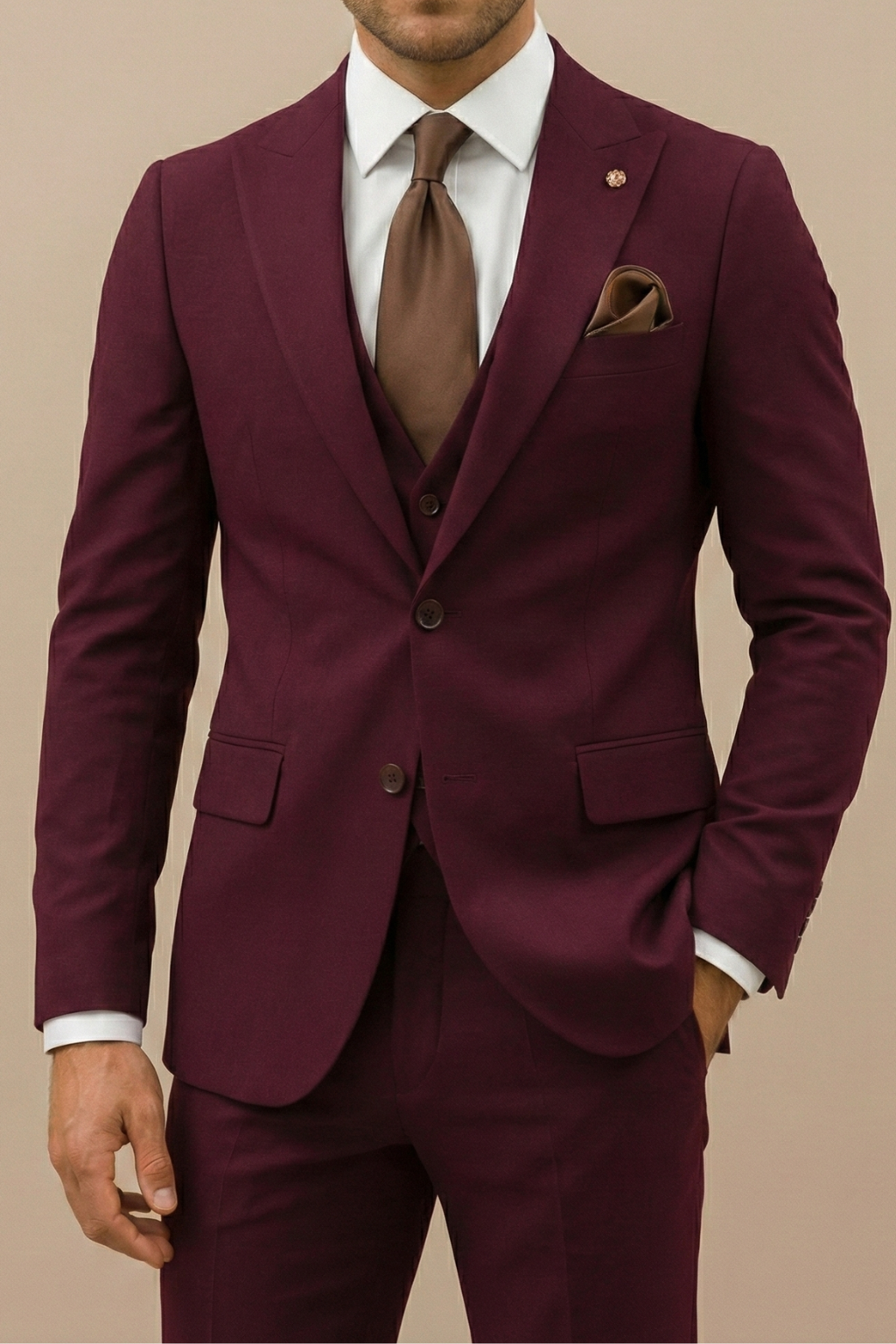 Jiannis - Fato Elegante De Três Peças