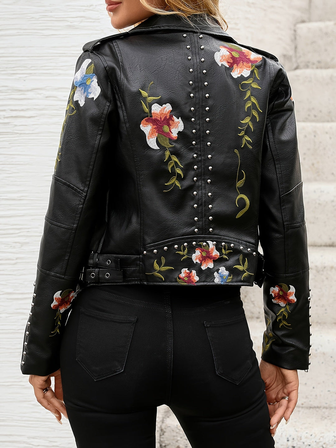 Litsitso - Casaco Curto Com Padrão Floral