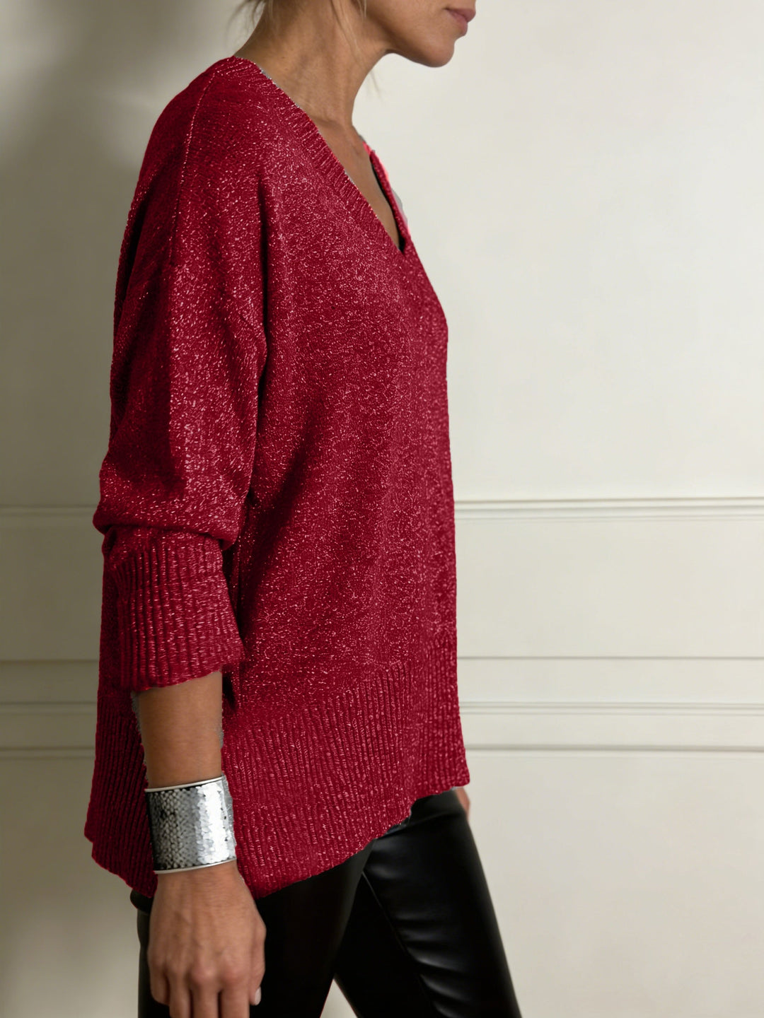 Healy - Camisola De Malha Com Decote Em V