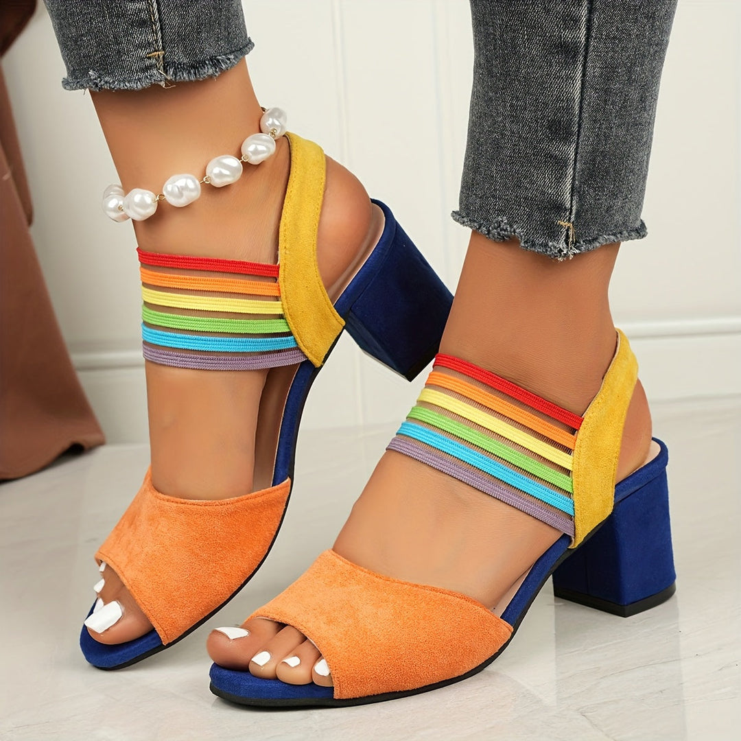 Aretha - Sapatos Elegantes E Modernos Com Salto Grosso