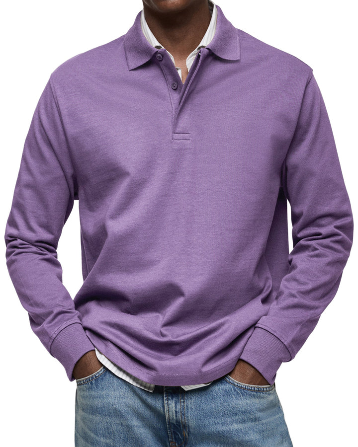 Joseba - Polo Casual de Manga Comprida