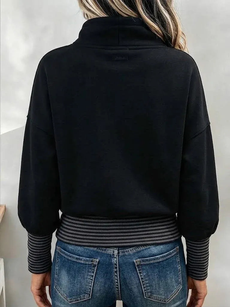 Nibika - Camisola Com Gola Alta E Cordão