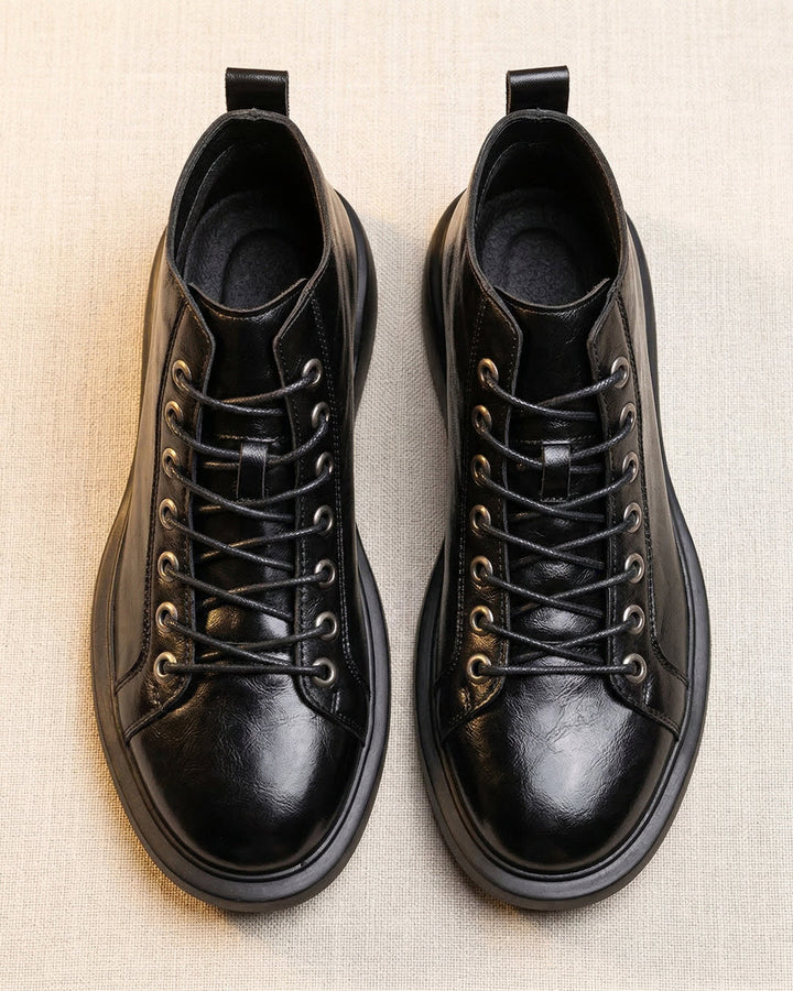 Kervens - Botas De Couro Com Atacadores