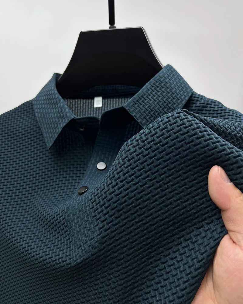 Prestigio - Camisa Polo de Manga Curta Elástica