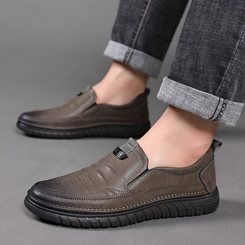 Faran - Sapatos Sem Atacadores Com Costuras e Solas Texturadas