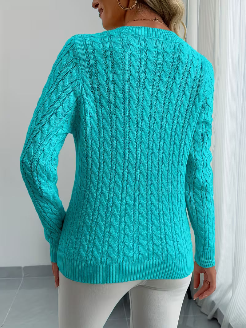 Lenea - Camisola De Manga Comprida Com Padrão De Tranças