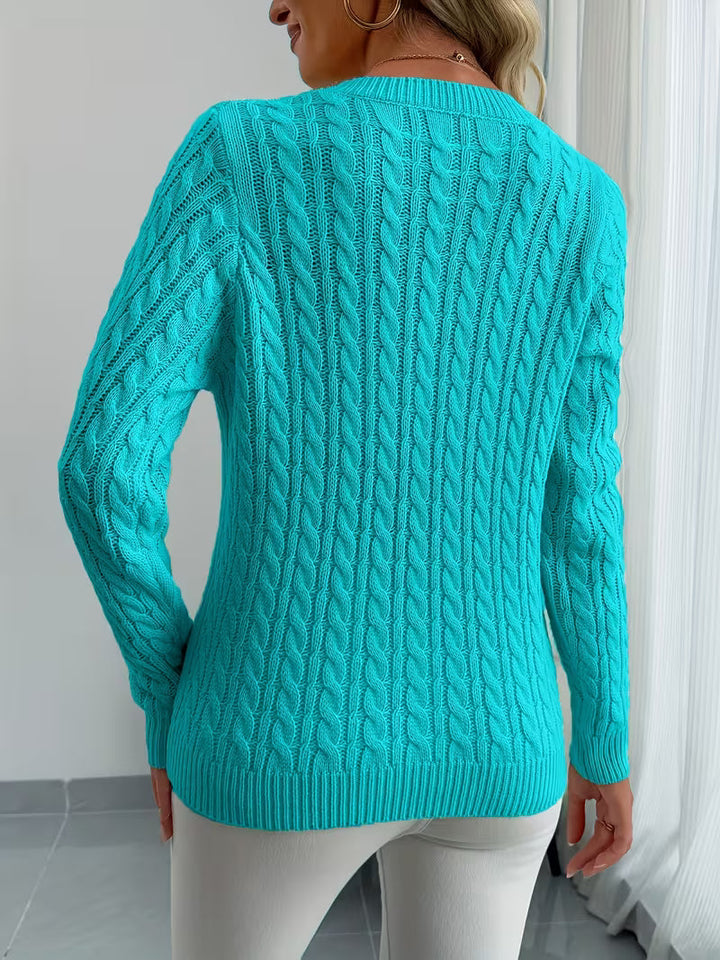 Lenea - Camisola De Manga Comprida Com Padrão De Tranças