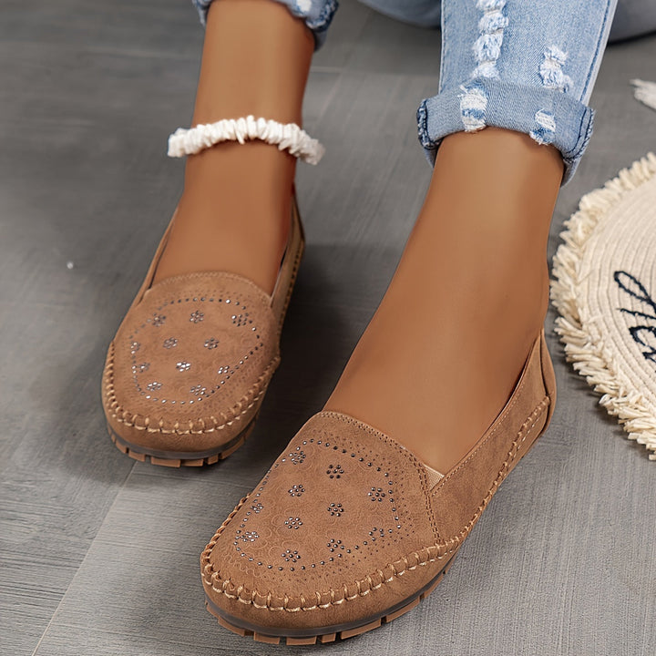 Lyrissa - Sapatos Confortáveis Com Costura
