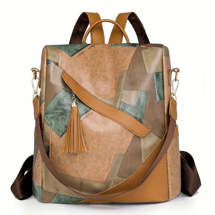 Vinika - Mochila Anti-roubo Xadrez