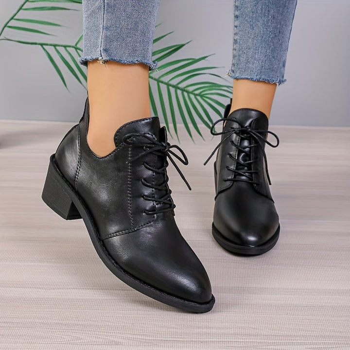 Rosemarie - Botas Clássicas Com Atacadores Até Ao Tornozelo