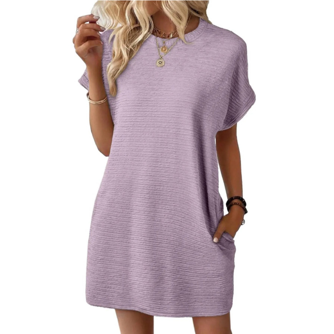 Elviaa - Mini Vestido Elegante Com Bolso