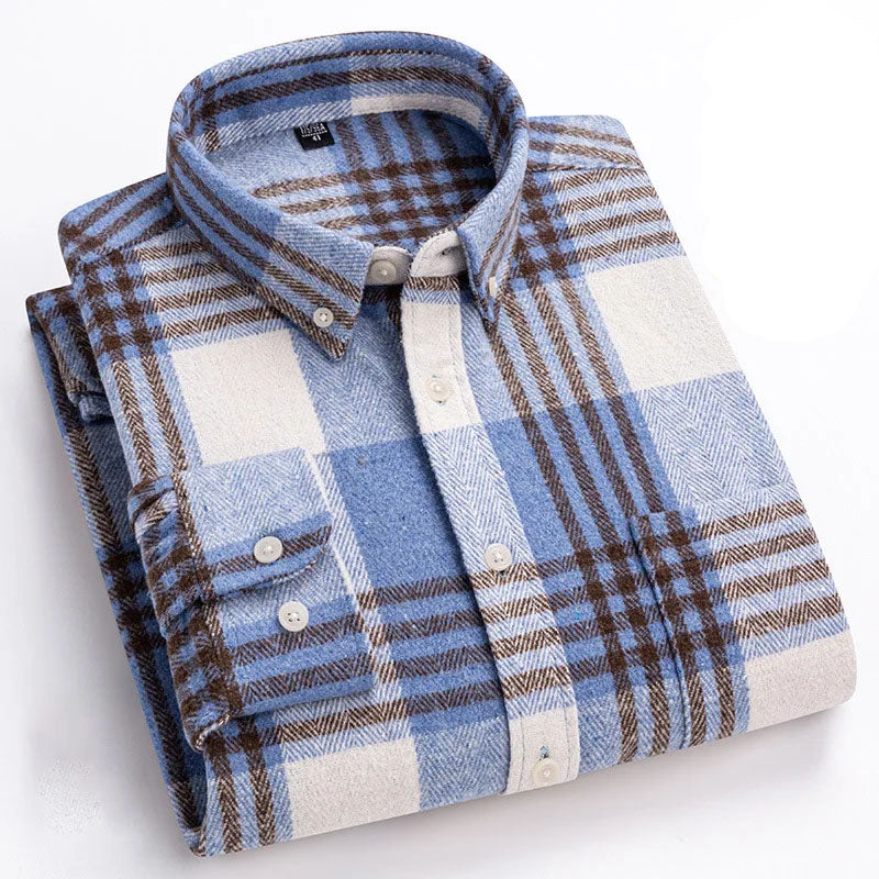 Joman - Camisa De Manga Comprida Xadrez Com Botões