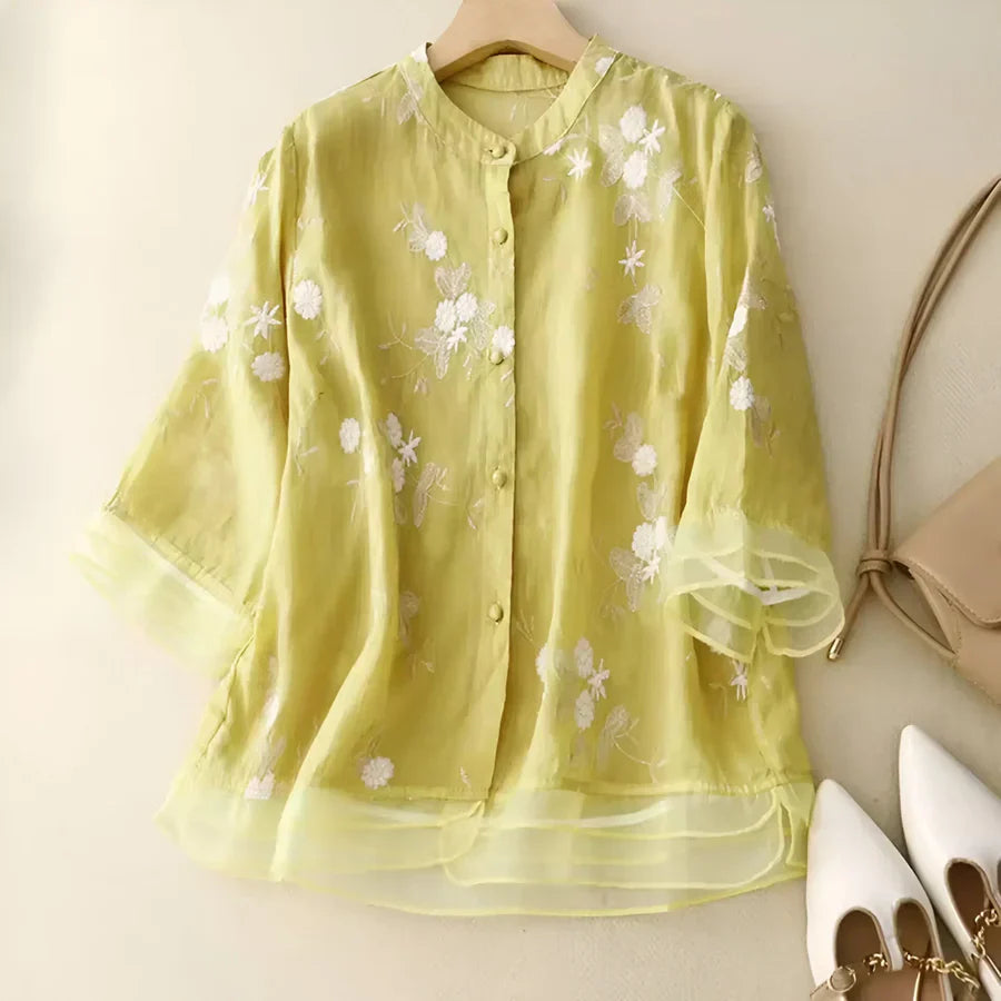 Nanda - Blusa De Algodão Leve
