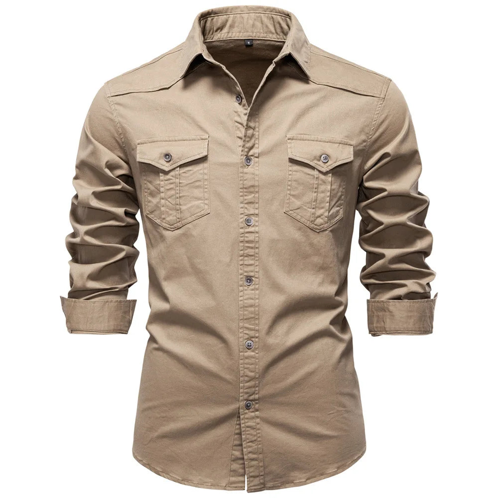 Sampath - Camisa de Manga Comprida em Algodão