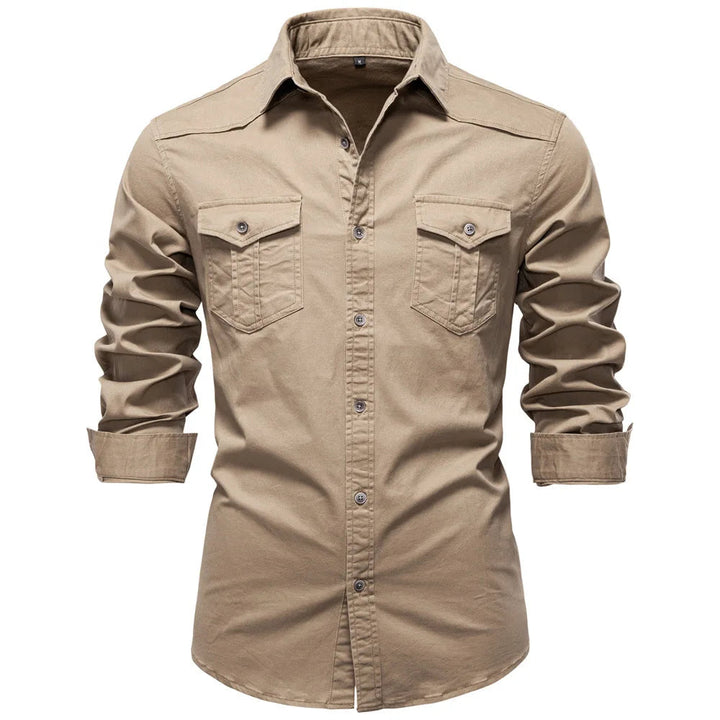 Sampath - Camisa de Manga Comprida em Algodão