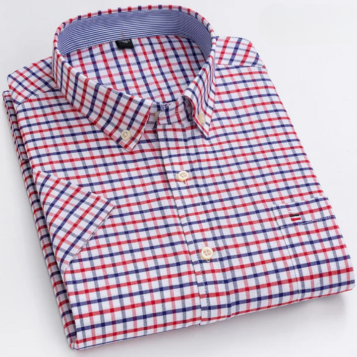 Petersen - Camisa Clássica de Algodão Com Padrão