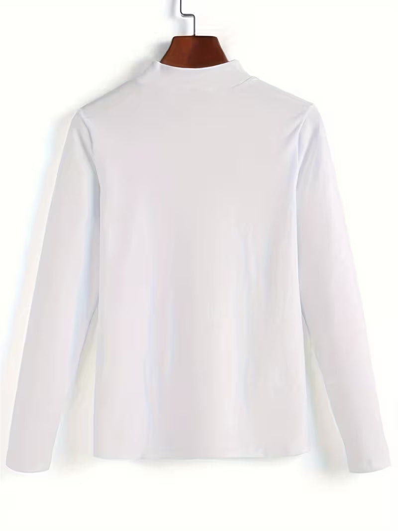 Serija - Camisola De Manga Comprida Com Decote Em Renda