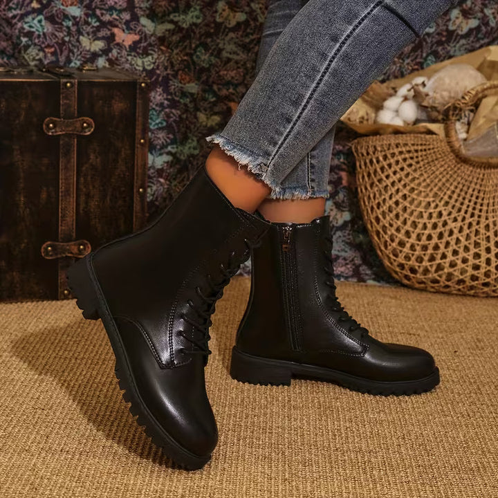 Rawert - Botas de Cano Curto Com Atacadores Confortáveis