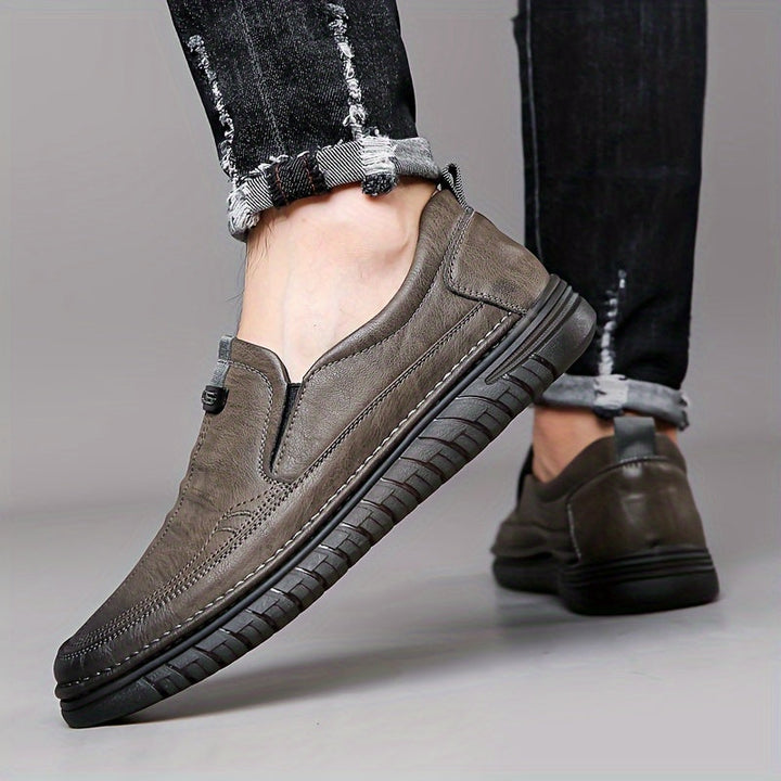 Faran - Sapatos Sem Atacadores Com Costuras e Solas Texturadas