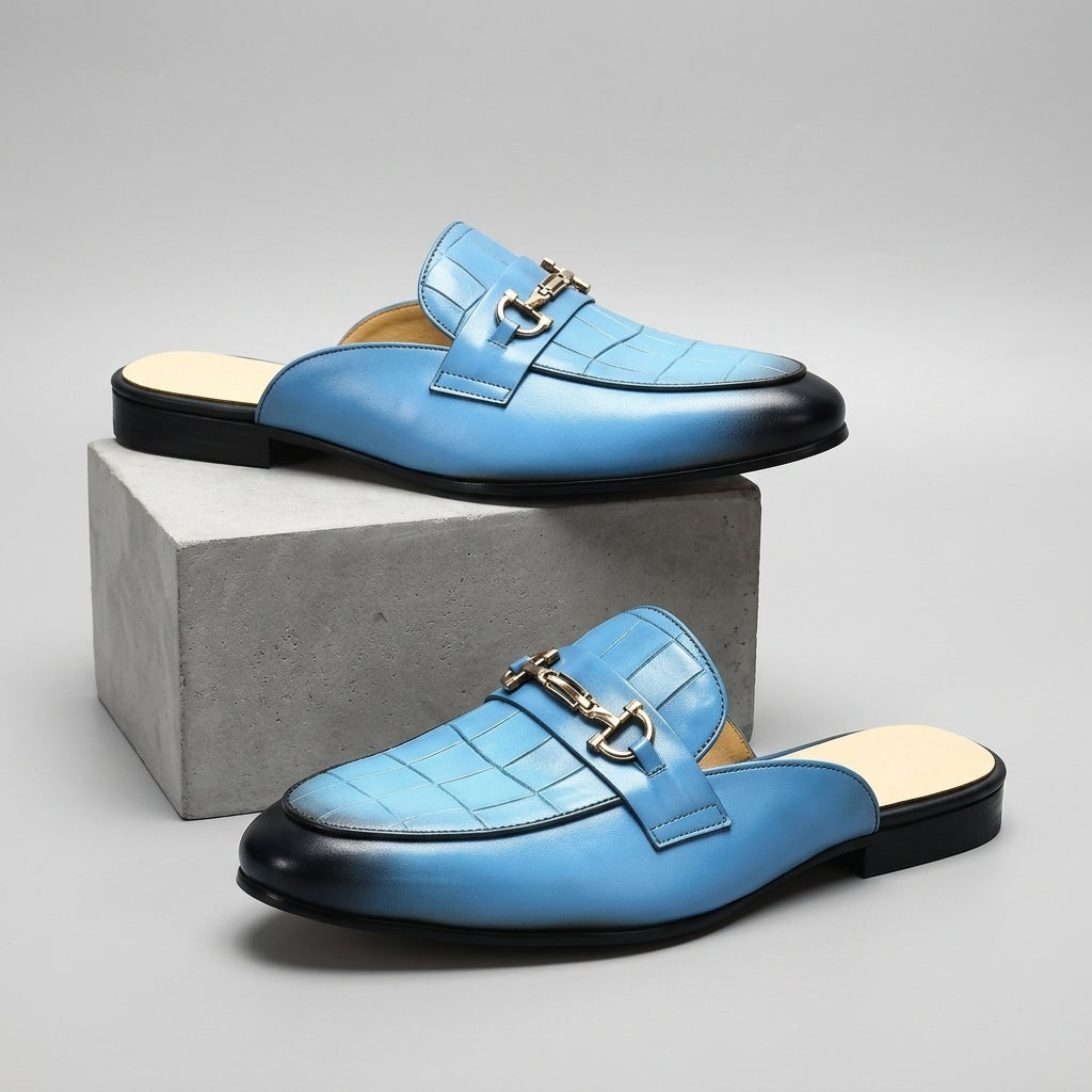 Idris - Sapatos De Couro Sem Parte Traseira