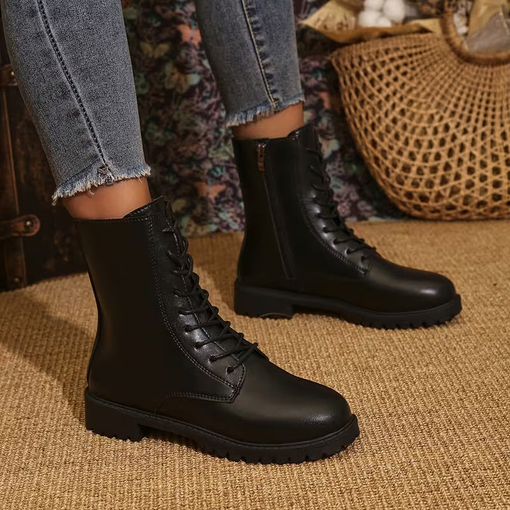 Rawert - Botas de Cano Curto Com Atacadores Confortáveis
